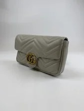 Gucci GG Marmont Chevron Small Flap 4