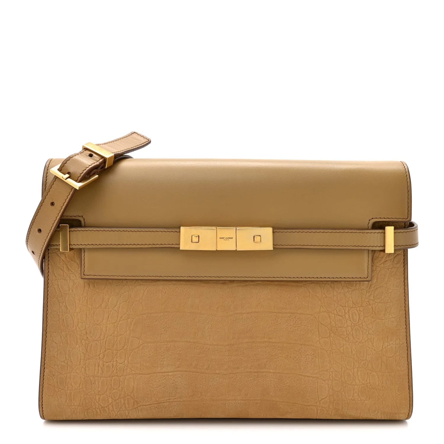Saint Laurent — Smooth Embossed Manhattan — Handbag — resale