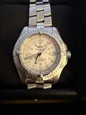 Breitling Colt A74380 Super Quartz Chronometer 41mm White Dial SS Full Set 3
