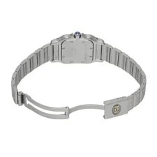 Cartier Santos W20012C4 ( 1567) 24mm Stainless Steel Ivory #WW11068 4