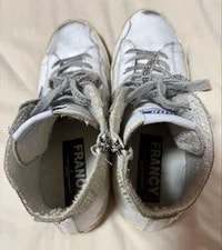 Golden Goose Francy High-top Side Zip Size 42 US8.5 4
