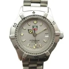Tag Heuer — Tag Heuer Professional 200m We1411-r W Quartz Calendar Date Silver 04 — Watch — resale