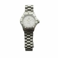 Tag Heuer Professional 200m We1411-r W Quartz Calendar Date Silver 04 2
