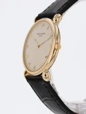 J41608: Patek Philippe 18k Yellow Gold Calatrava, Manual, Ref. 3820 4