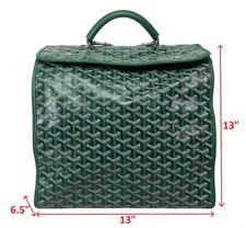 Goyard Saint Leger Folding Backpack With Top Handle & Straps 2