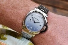 Panerai — 2025 Panerai Luminor Due Pastello 38mm Steel Light Blue Dial PAM01309 Full Set — Watch — resale