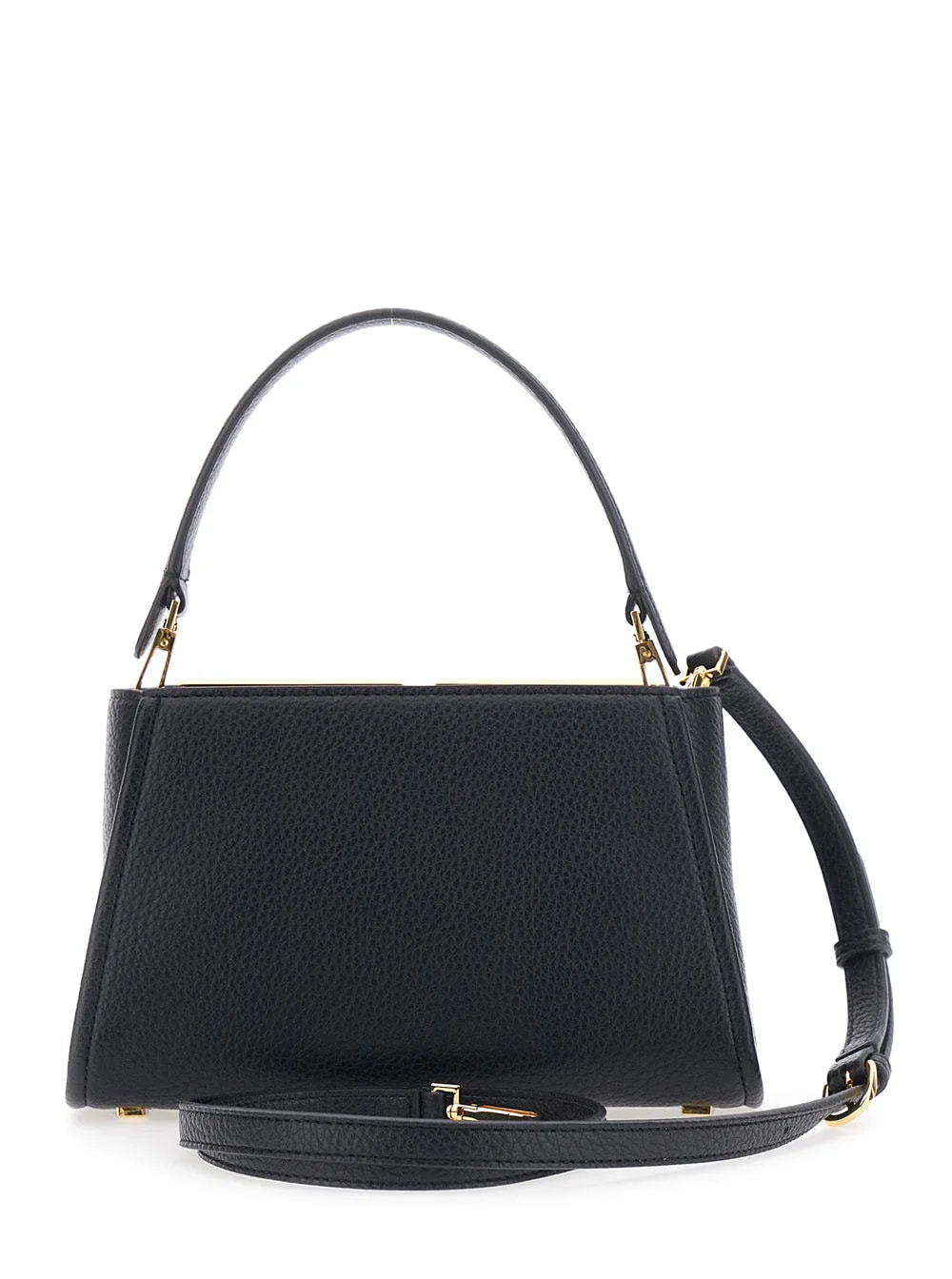 Elisabetta Franchi Geometric Metal Logo — Ecoleather 2
