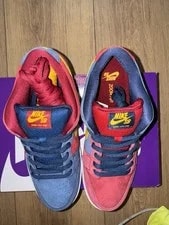 Nike SB Dunk Low Barcelona 9.5M/11W NEW OG ALL 3