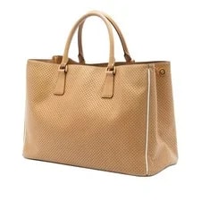 Prada Large Perforated Lux Galleria Zip 2