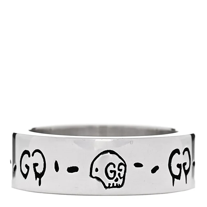 Gucci — 6mm GucciGhost Hamlet Skull 50 5.25 — Jewelry — resale