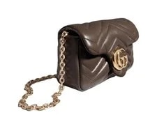 Gucci GG Marmont Mini Dark 6.5x3.7x1.8in 2