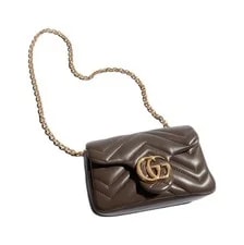 Gucci GG Marmont Mini Dark 6.5x3.7x1.8in 3
