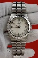 Tudor Royal 34mm #28400 Mother of Pearl Diamond Dial W/ Box 2
