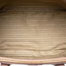 Prada Large Lux Galleria Double Zip Satchel Nude 4