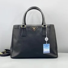 Prada — Auth Prada Galleria Logo Medium Crossbody B2500d — Handbag — resale