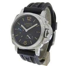Panerai Luminor PAM01537 Stainless Steel / Rubber 49mm Black Dial 1950 #NW1600 2