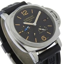 Panerai Luminor PAM01537 Stainless Steel / Rubber 49mm Black Dial 1950 #NW1600 3