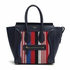 Celine — Celine Luggage Shopper Striped Pattern Dark — Handbag — resale