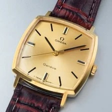 Omega Geneve Square Manual 1969 Gold Plated 3