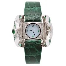 Piece Unique 1/1 Audemars Piguet 67010BC.EE.0532XX.01 18k WG/Diamond/Emerald 2