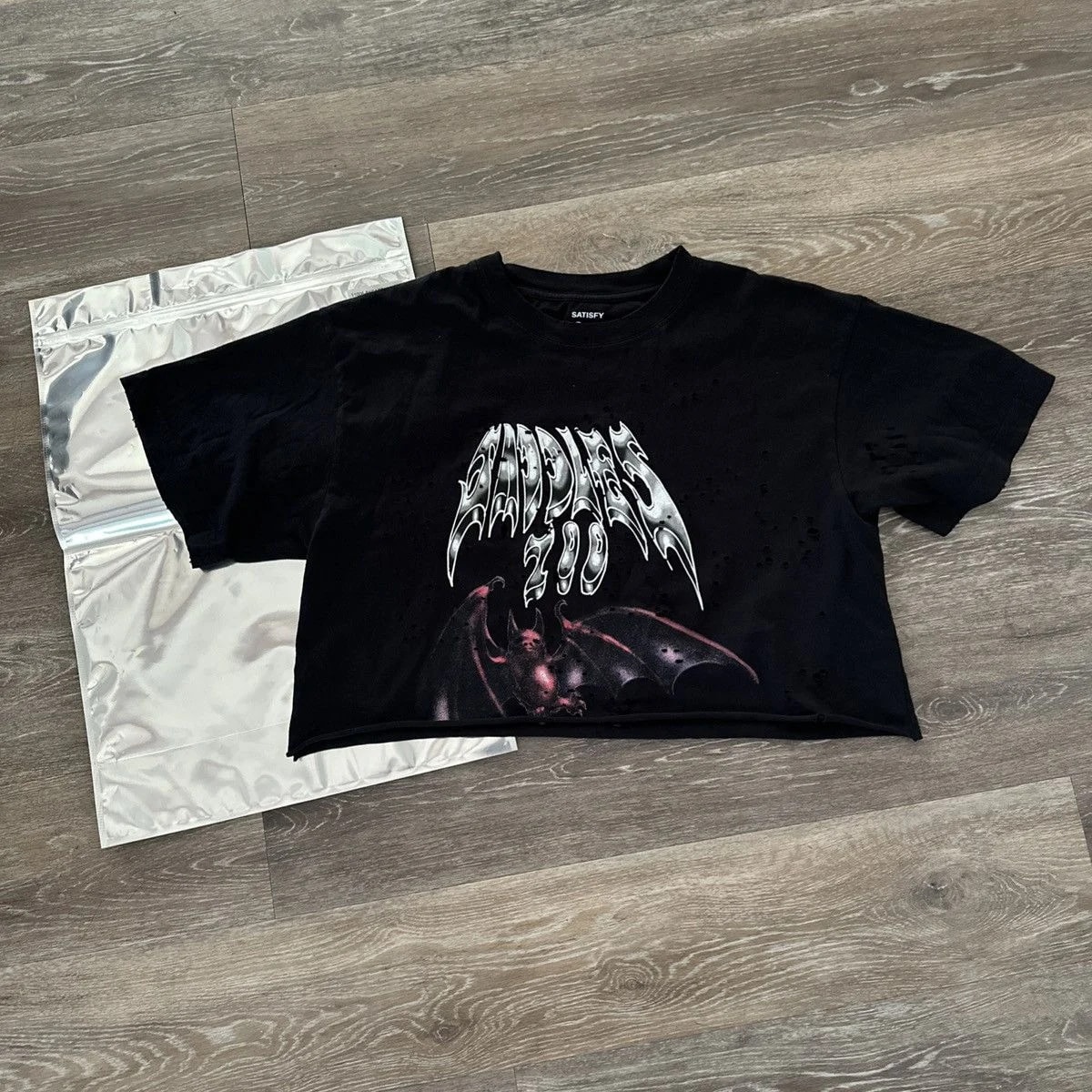 Satisfy — Satisfy Running MothTech Saddles 100 Bat Shirt — streetwear — resale