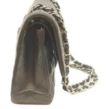 Chanel A01112 11.12 Medium Classic Flap Grained GoldToneMetal 4