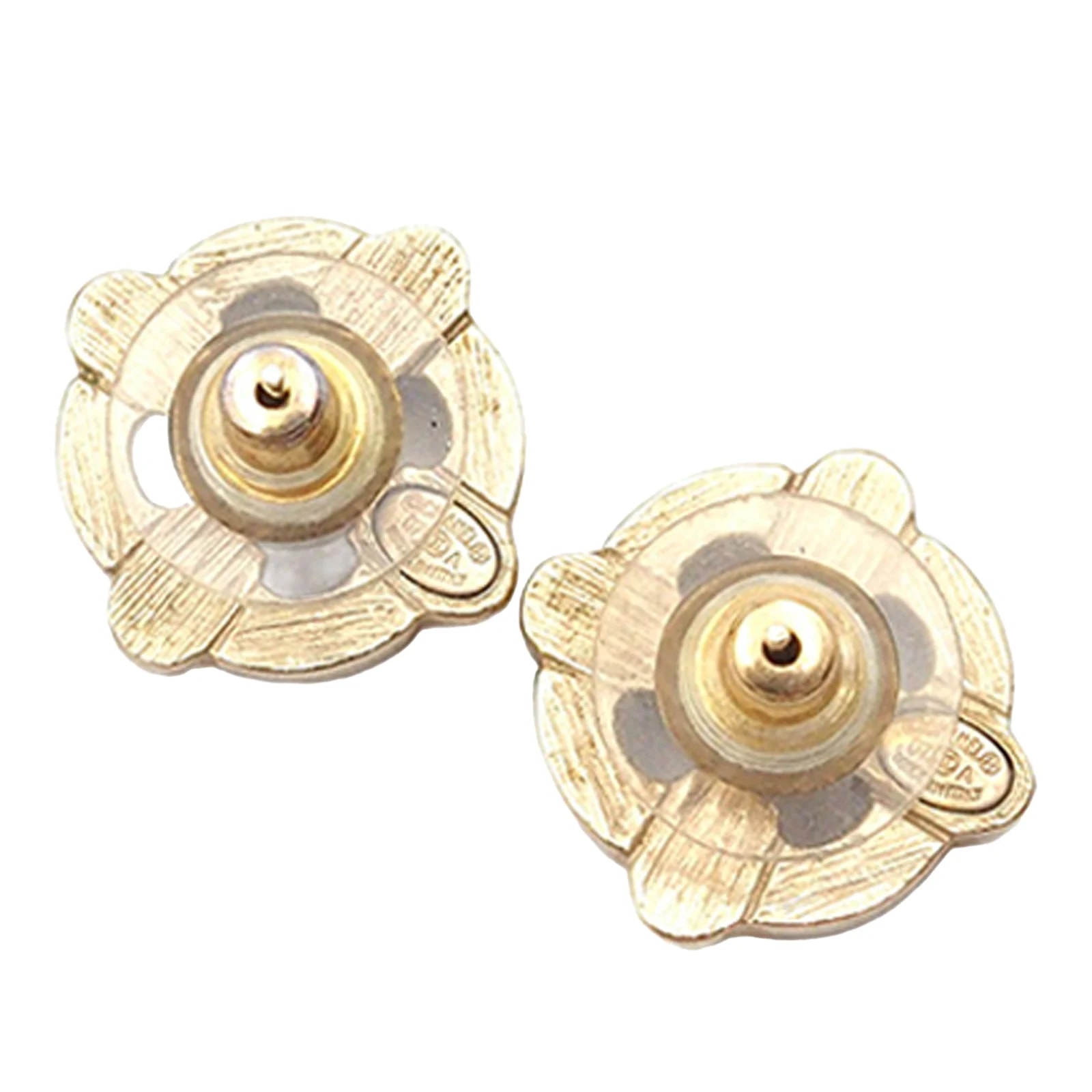 Enamel Maltese Cross and Faux Push Back 2