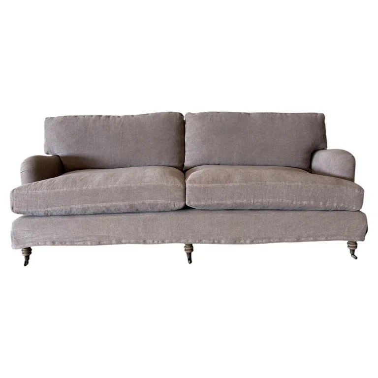 Bloom Home Inc — Marion Linen Slipcovered – Fawn Belgian Linen — Furniture — resale