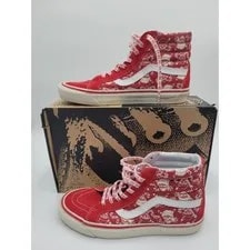 Vans Sk8-Hi 38 Reissue 50th Anniversary Pirate Santa Skulls 11 2