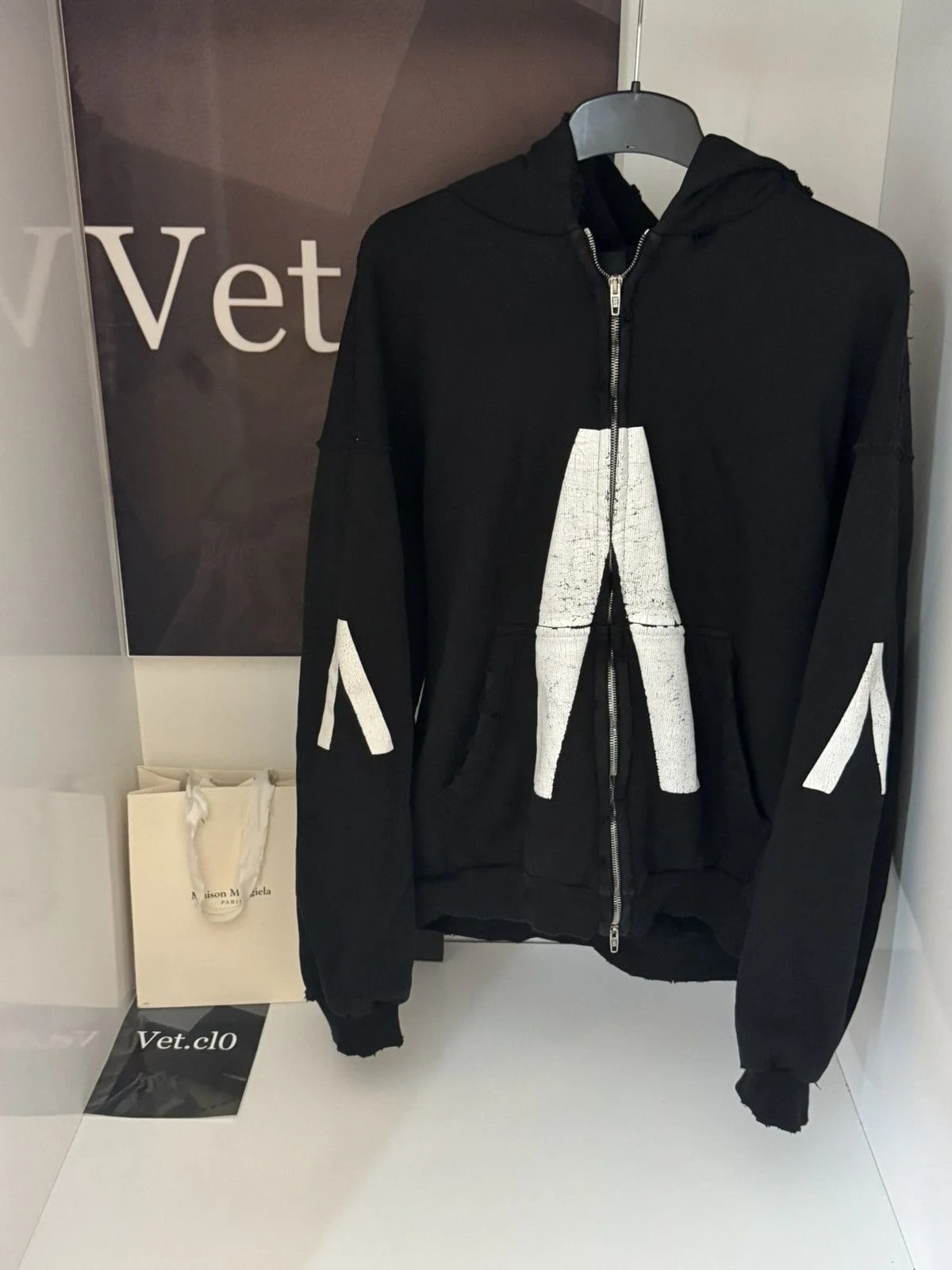 Balenciaga — ✅Balenciaga Archive Music Distressed Zip Hoodie — streetwear — resale