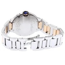 Cartier Ballon Bleu W6920027 38mm SS Silver Dial Quartz Date, GMT #C2965 3