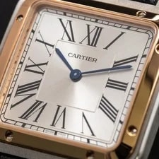 Cartier Santos Dumont Rose Gold 31mm Silver Dial W2SA0019 4