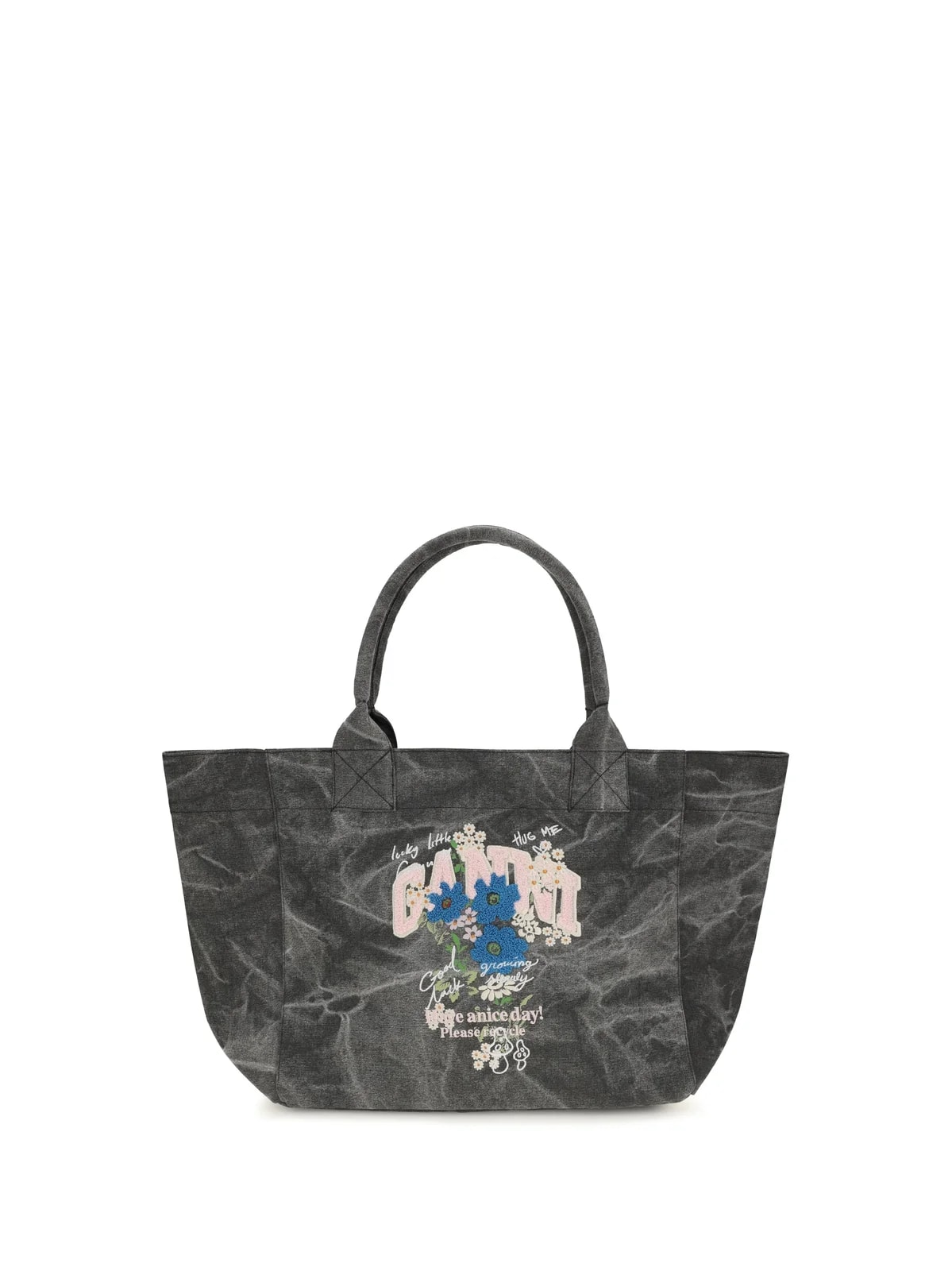 Ganni — Ganni Flower-Print — — Handbag — resale