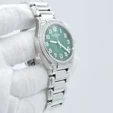 Patek Philippe Twenty~4 Steel & Diamond Olive Green 7300/1200A-011 2