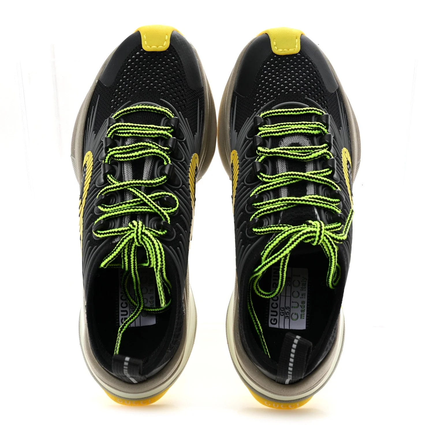 Technical Fabric Waves Gucci Run 35.5 Giallo 2