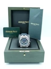 Audemars Piguet Royal Oak Offshore 42mm Blue Dial Titanium 2021 2