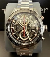 TAG Heuer — TAG Heuer Carrera Heuer 01 CAR201V Skeleton Chronograph Automatic — Watch — resale