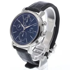 IWC Portofino IW391008 42mm SS Black Dial Automatic #C4525 2