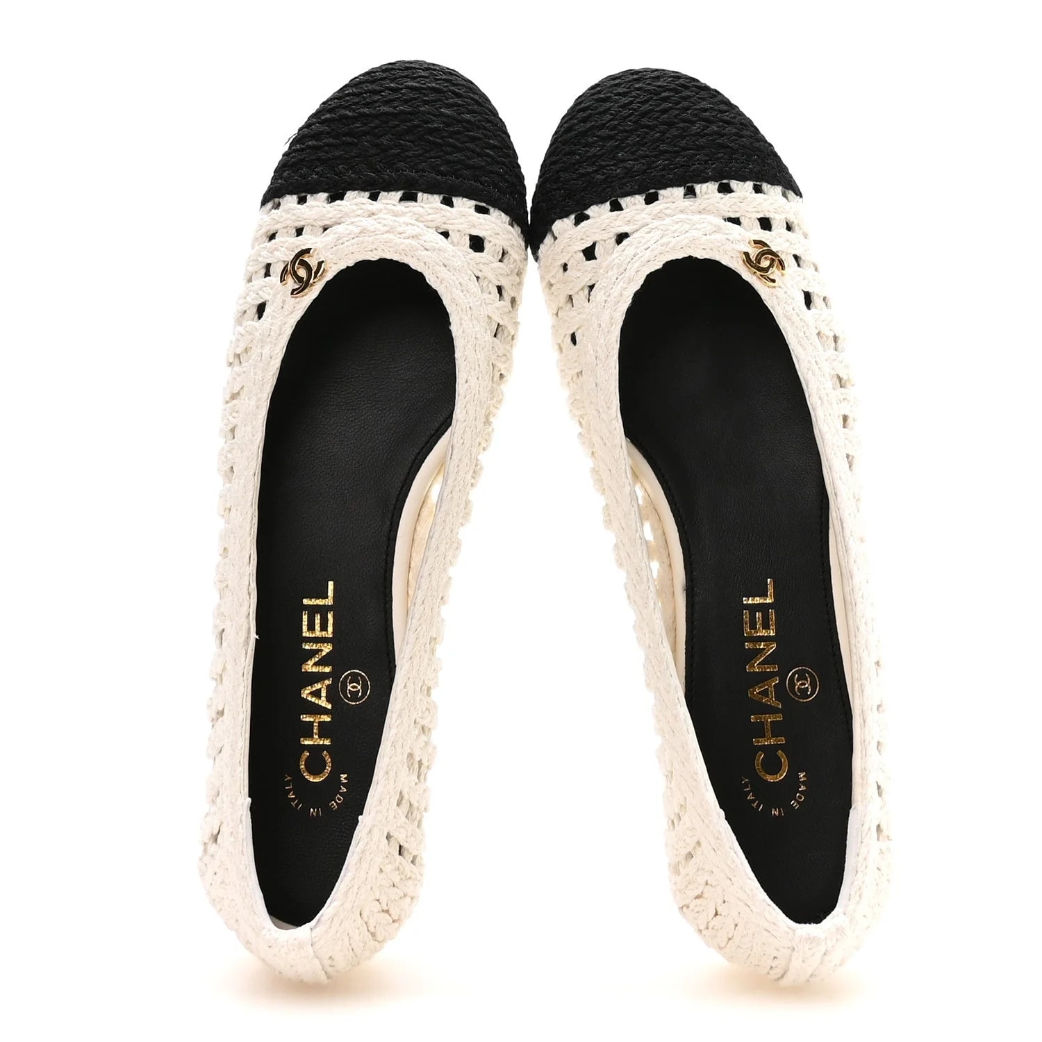 Crochet Cap Toe Ballerina 39.5 2