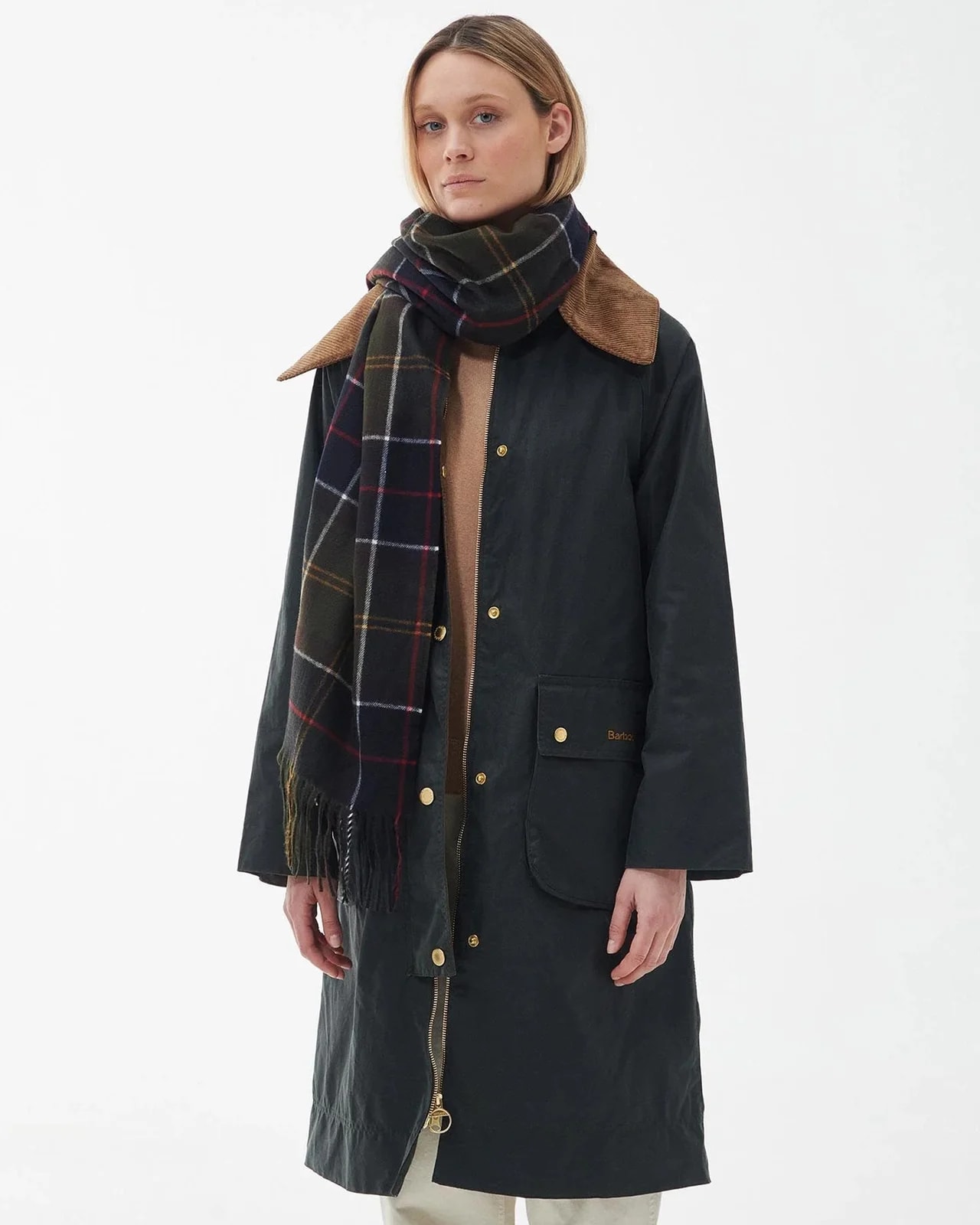 Barbour Stanway Scarf — Recycled Scarfs 3