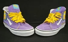 Vans Off the Wall Simpsons Sk8 Hi Shoes Lisa for President - Sz 7.5 - [B-9] 4