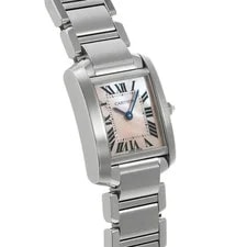 Cartier Tank W51028Q3 ( 2384) 25mm Stainless Steel Pink #WW7636 3