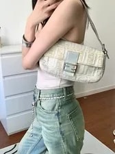 ☆☆☆Auth Fendi Motif Mamma Bucket PM 2