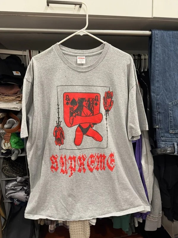 Supreme — Supreme F/W ‘19 “Queen” Graphic Tee — streetwear — resale
