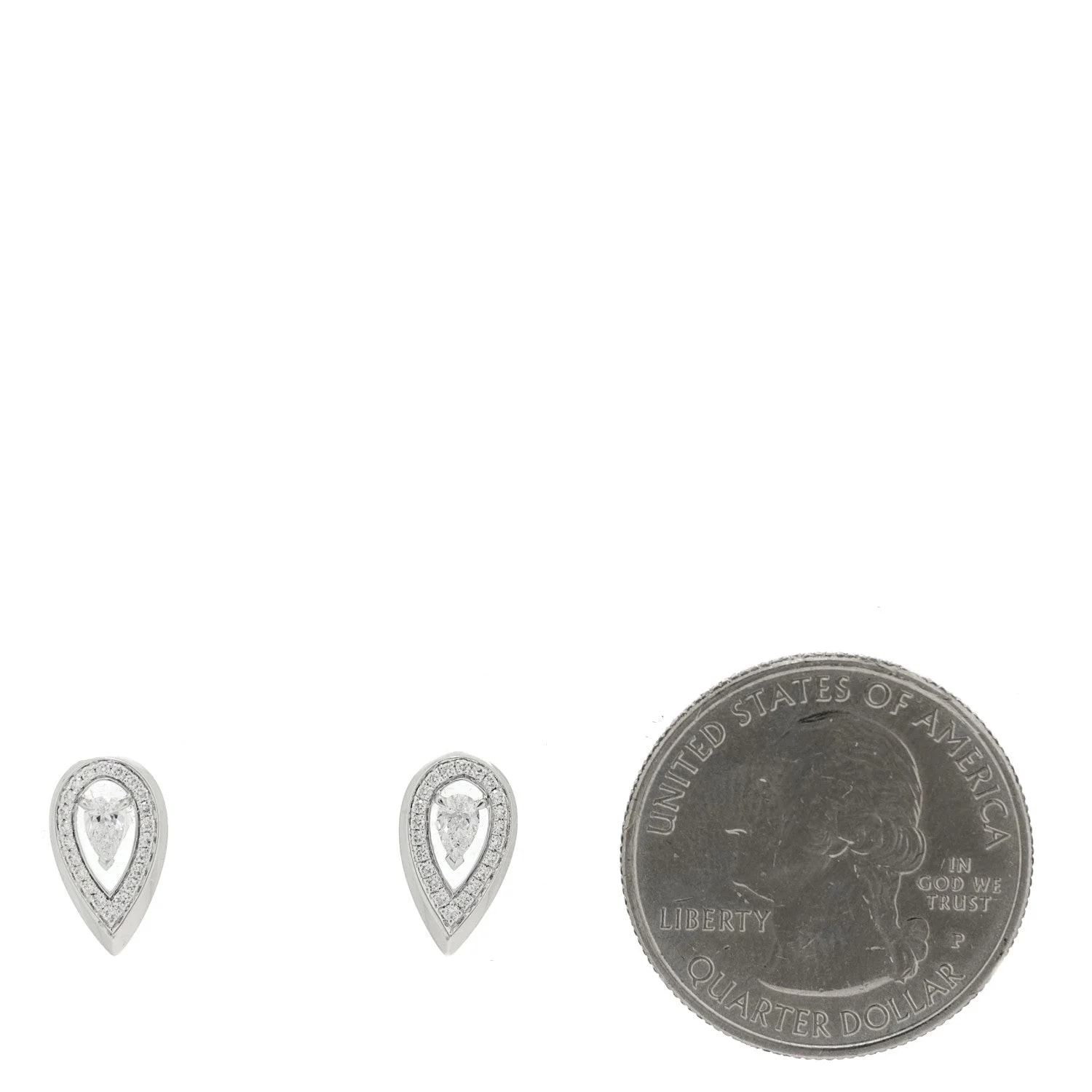 18K White Gold Small Fiery 2