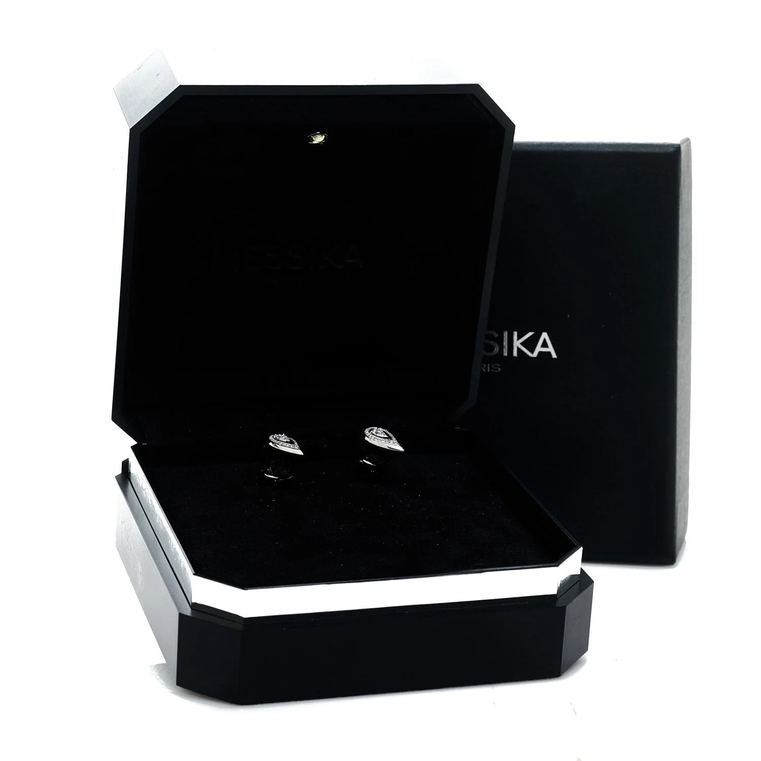 18K White Gold Small Fiery 4