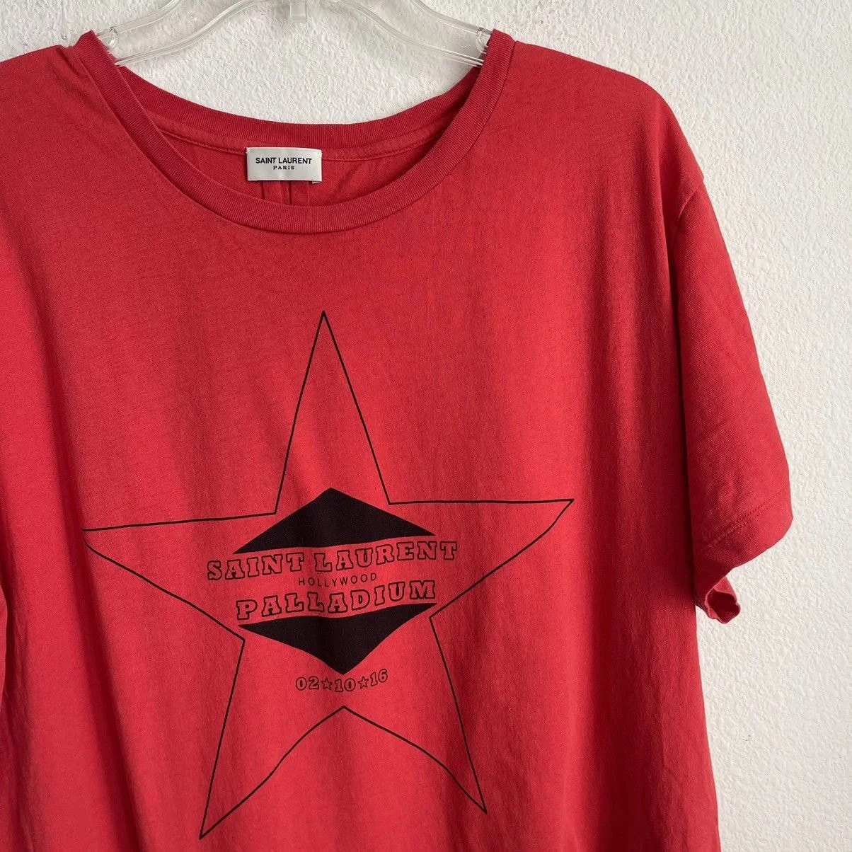 Saint Laurent — Saint Laurent Hollywood Palladium 2016 Star T-Shirt — streetwear — resale