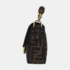 Fendi Baguette Buckle Logo Pattern Fabric Mini #9PES 3