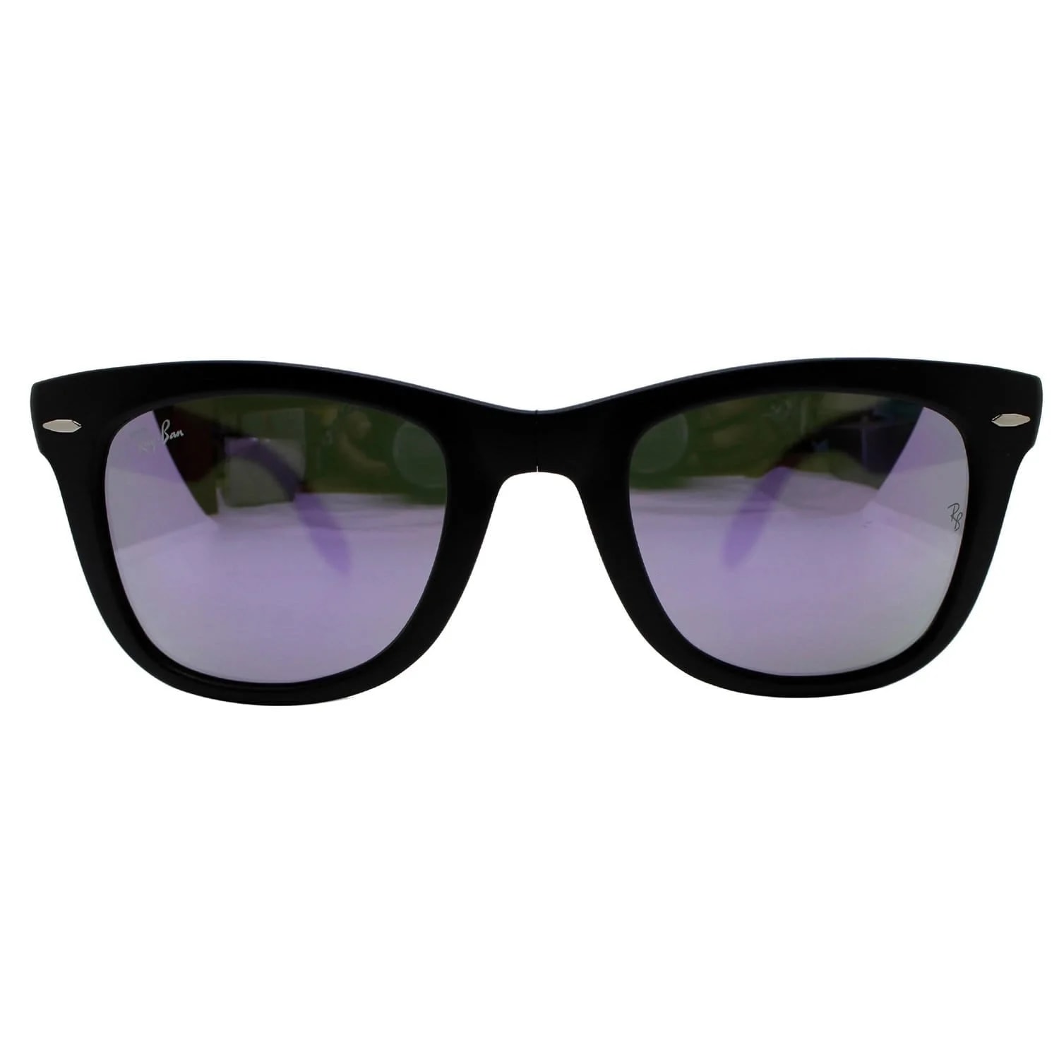 Ray-Ban — Ray-Ban RB4105 601S/4K Wayfarer Folding Sunglasses Mirror Lens — Accessory — resale