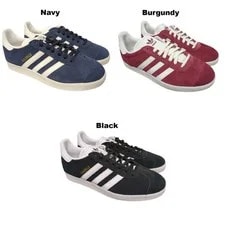 Adidas Retro-Inspired 3 Stripe Lace-Up Gazelle Shoe 2